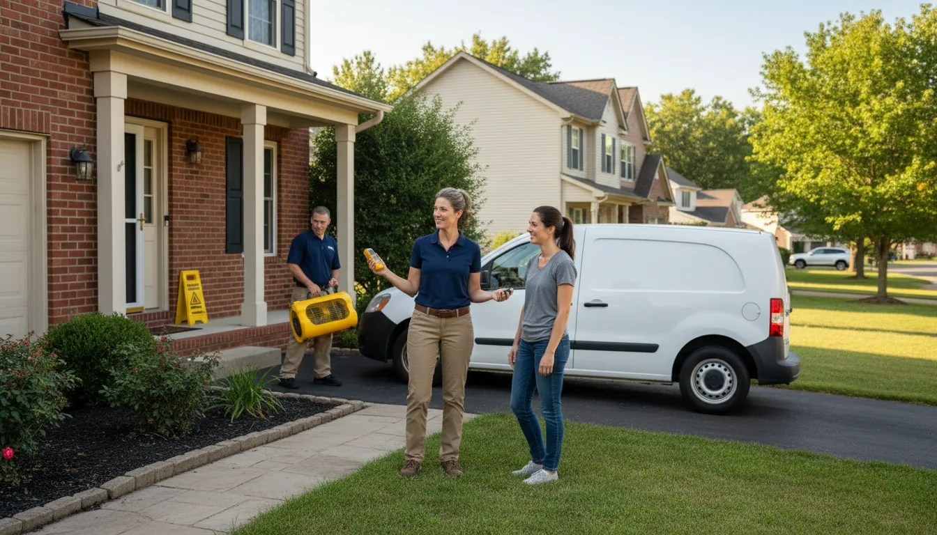 Residential water damage restoration in Camp Verde, AZ